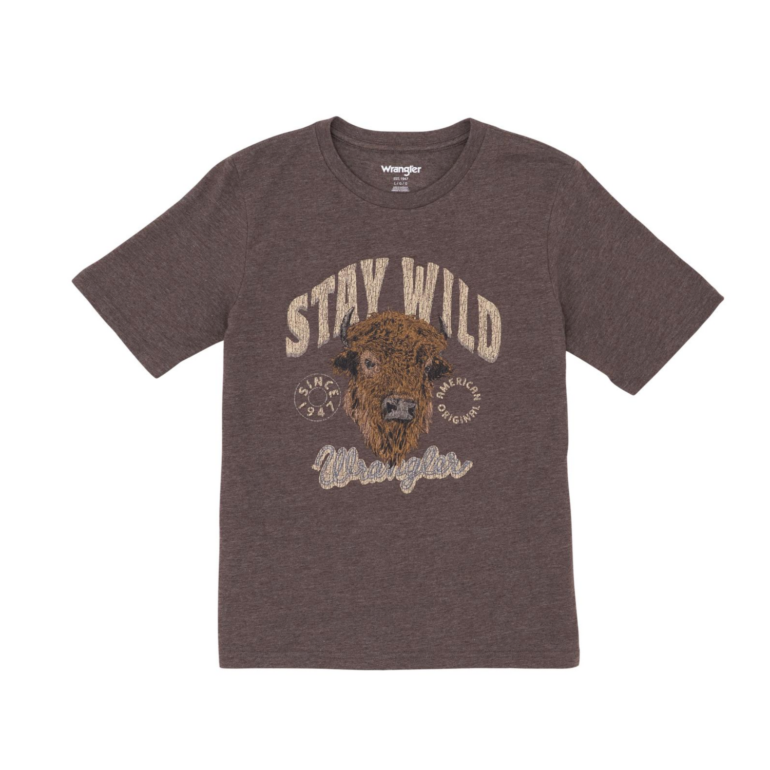 Wrangler Boys Stay Wild Tee Shirt Buy at Boltranchstore.com
