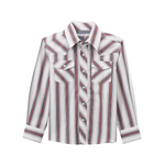 Wrangler Boys Striped Long Sleeve Shirt buy at Boltranchstore.com western wear