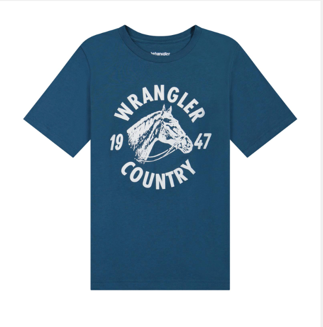 Wrangler Boys Tack Stargazer western horse tee t-shirt country western cowboy Boltranchstore.com Free Shipping 112379626