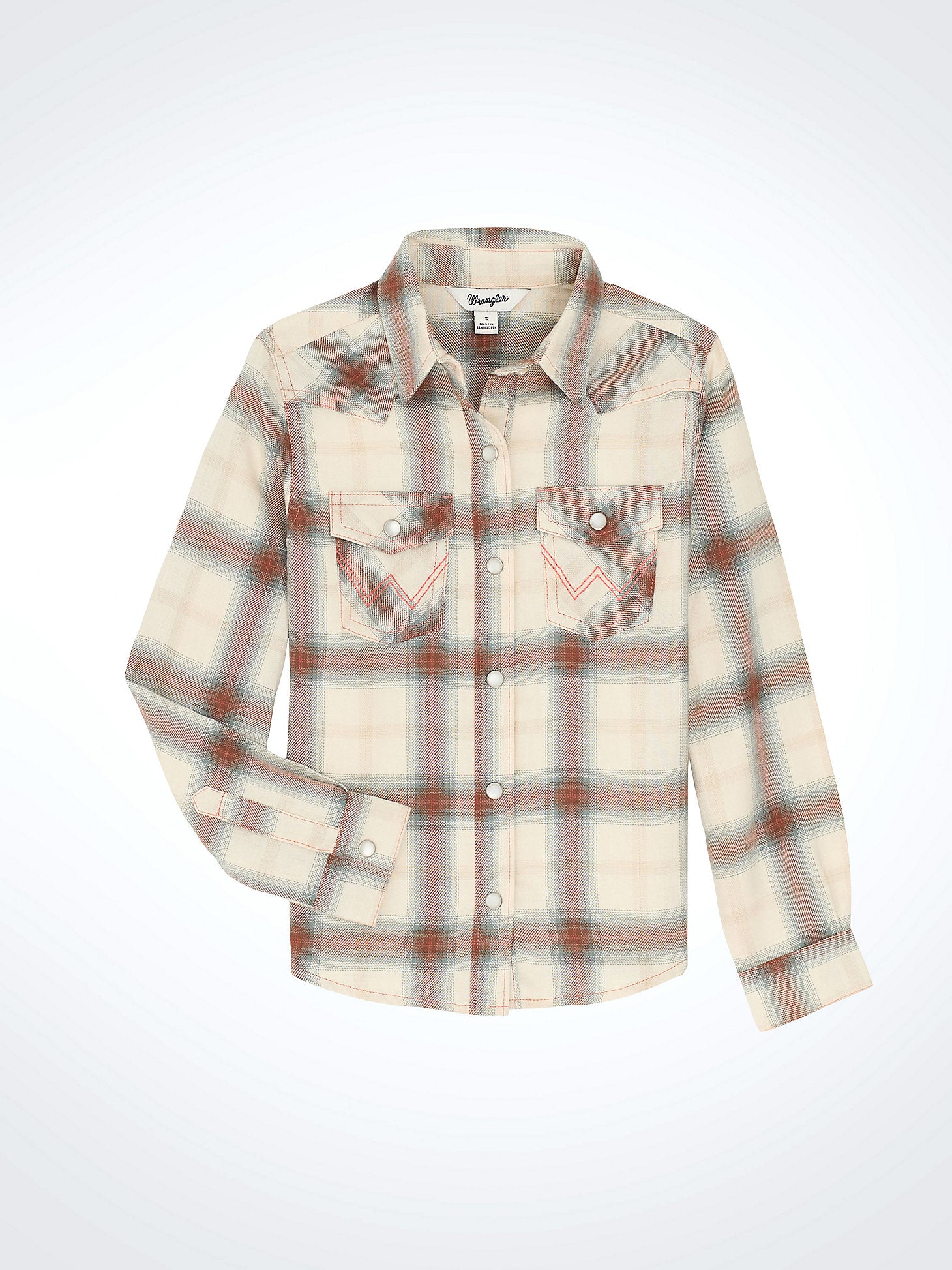 Wrangler Girls Flannel L/S Shirt Buy at Boltranchstore.com western wear