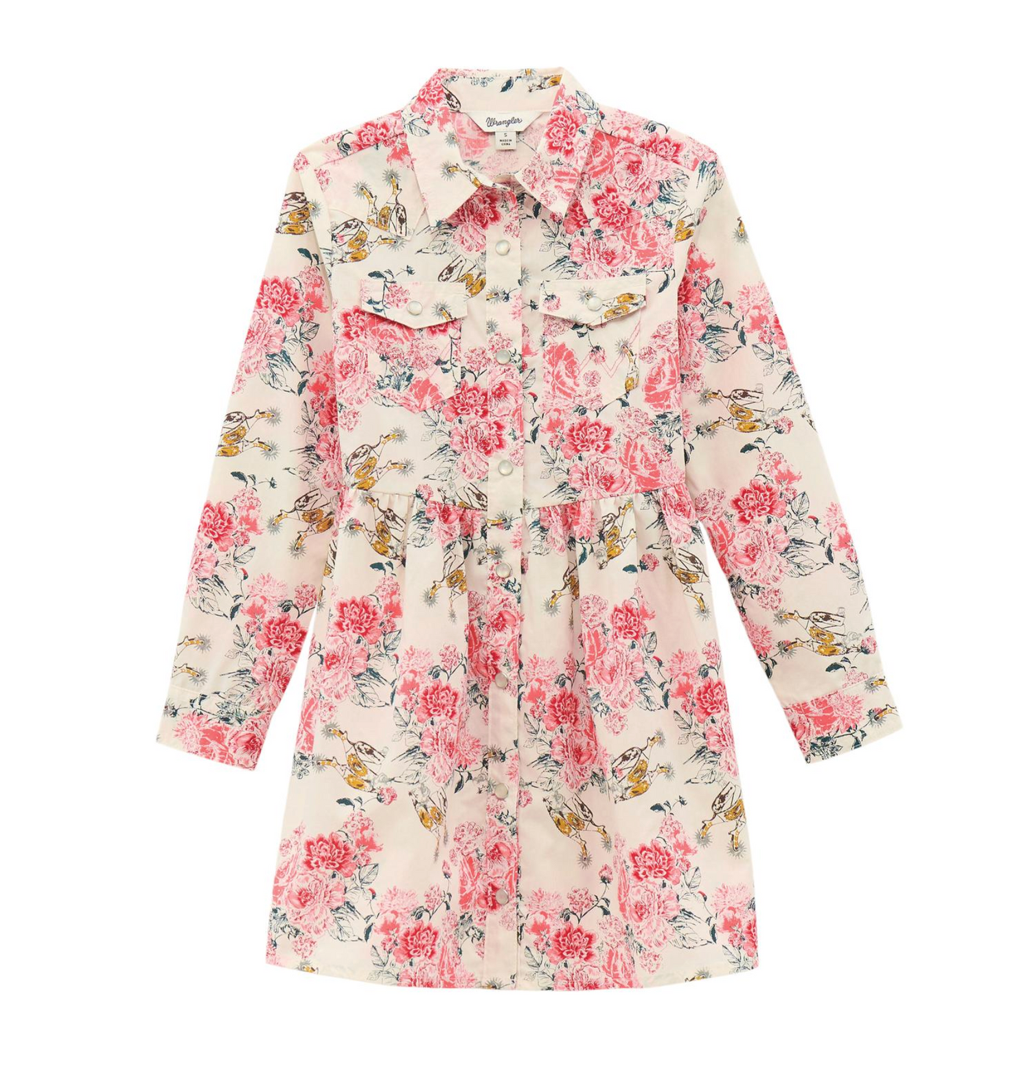 Wrangler Girls Floral Western Dress buy at boltranchstore.com western wear