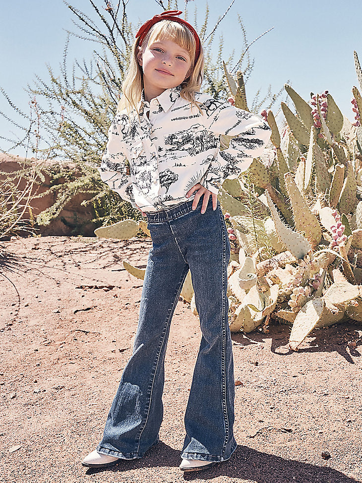 Wrangler Girls Lainey Wilson Pull On Bell Bottoms order today at boltranchstore.com