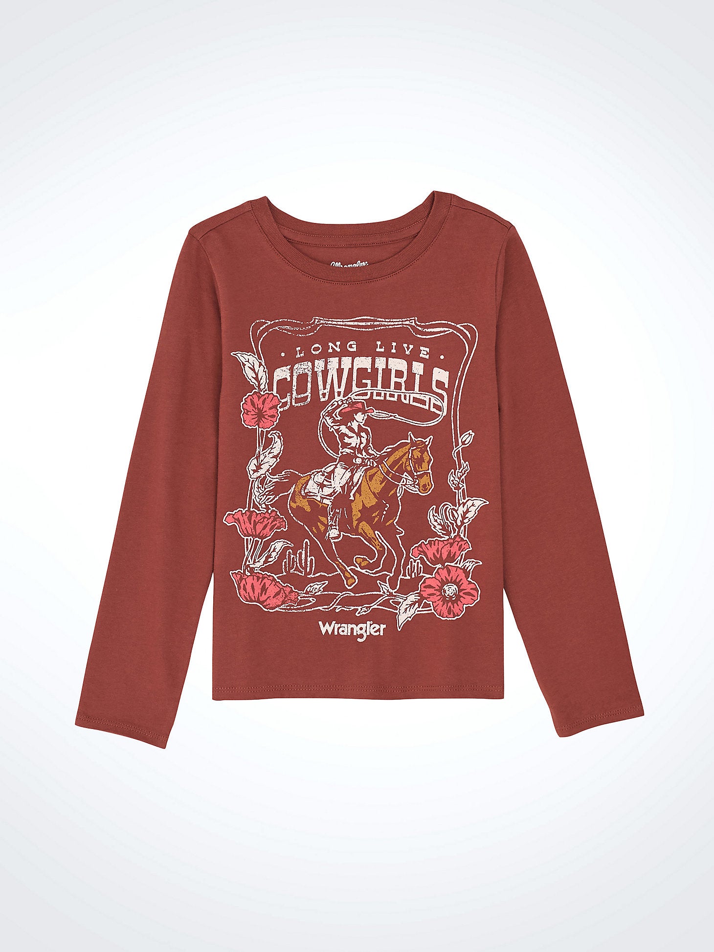 Wrangler Girls Long Live Cowgirls L/S Tee Buy at Boltranchstore.com