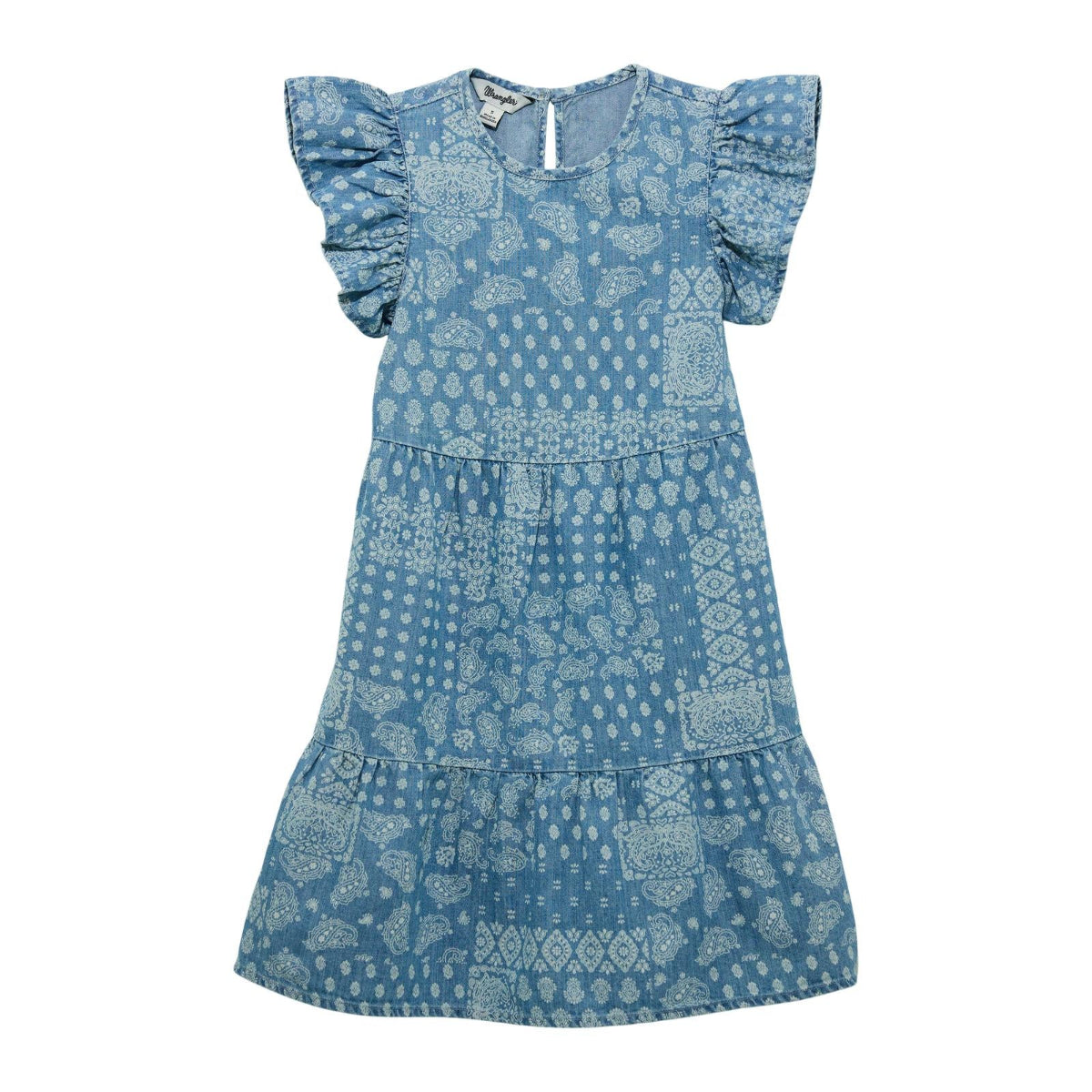 Wrangler Girls Short Sleeve Bandana Dress Find this at Boltranchstorre.com