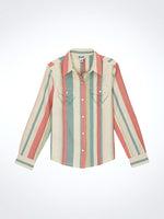 Wrangler Girls Striped Western Snap Shirt order today at boltranchstore.com