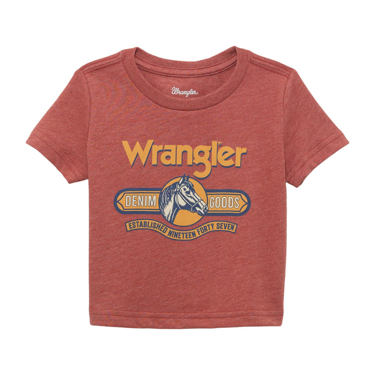 Wrangler Infant Boys Graphic Tee - Marsala Heather Buy this at Boltranchstore.com