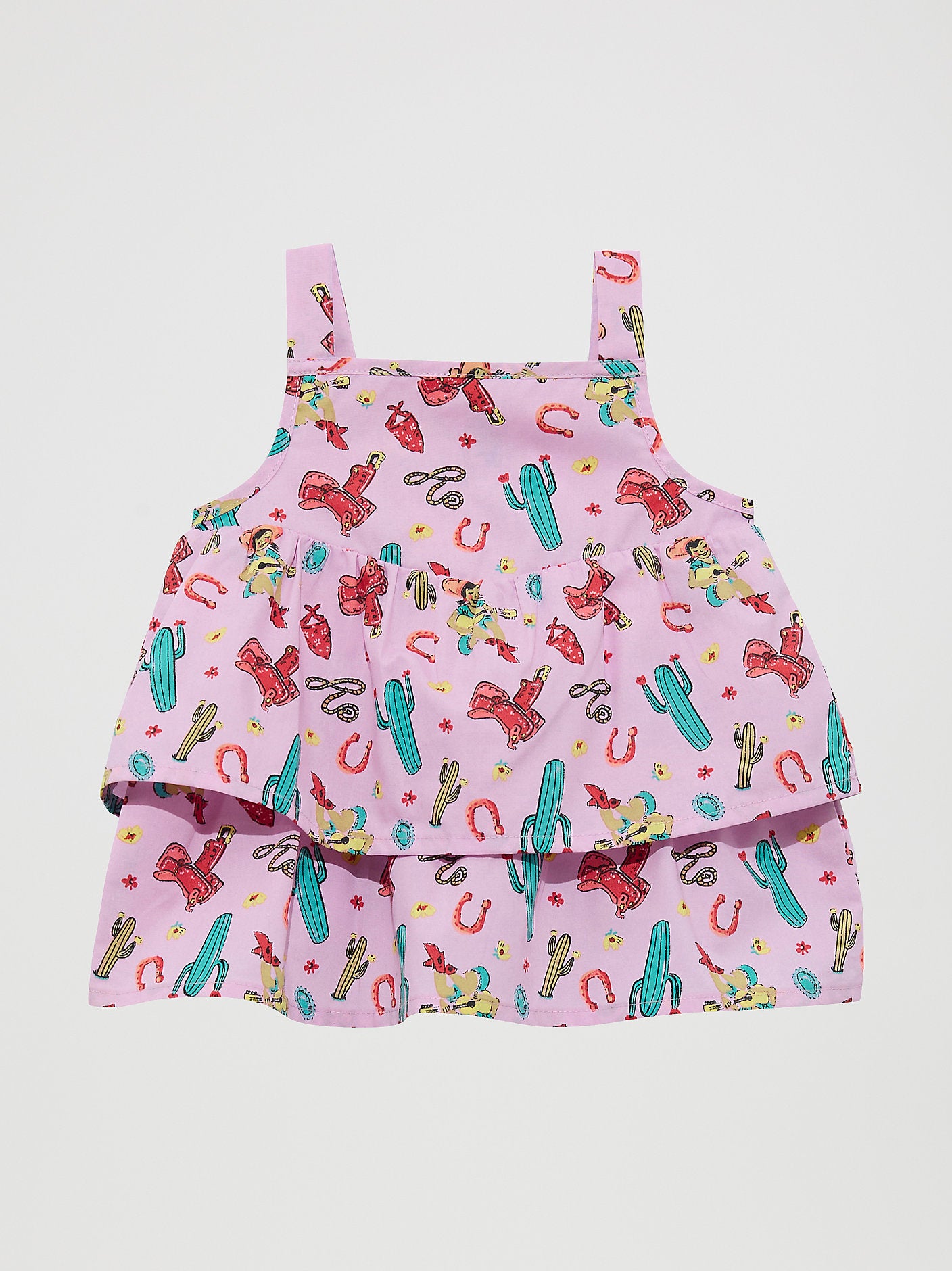 Wrangler Little Girls Printed Ruffle Tank order today at boltranchstore.com
