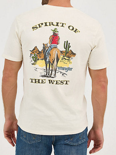 Wrangler Mens Back Spirit of Cowboy Tee at boltranchstore.com