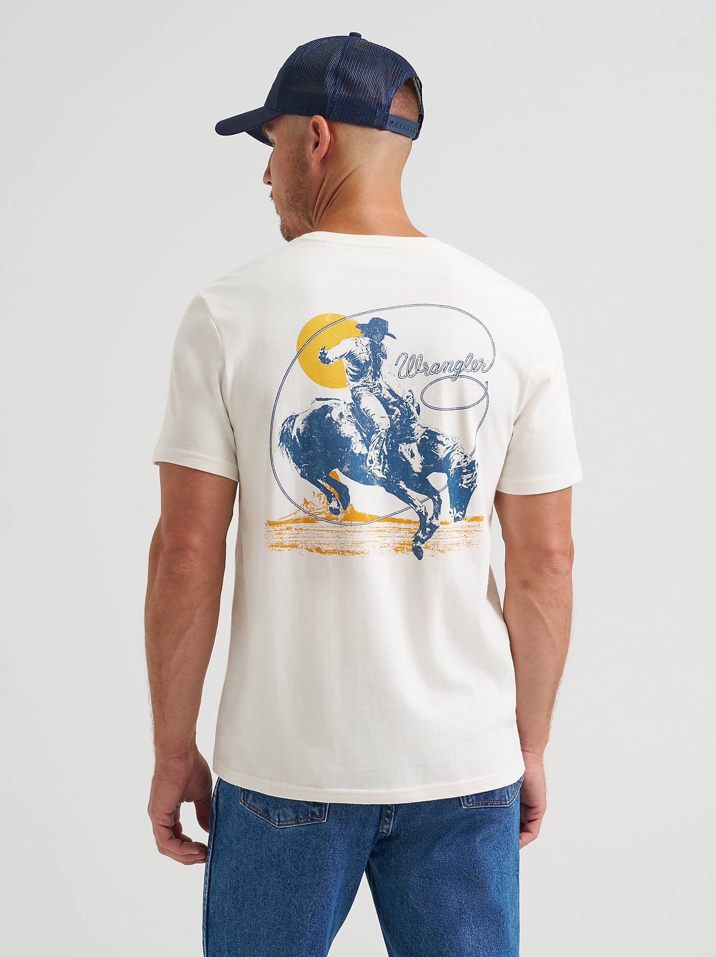 112372852 Wrangler Mens Bucko Rodeo Tee at boltranchstore.com free shipping 