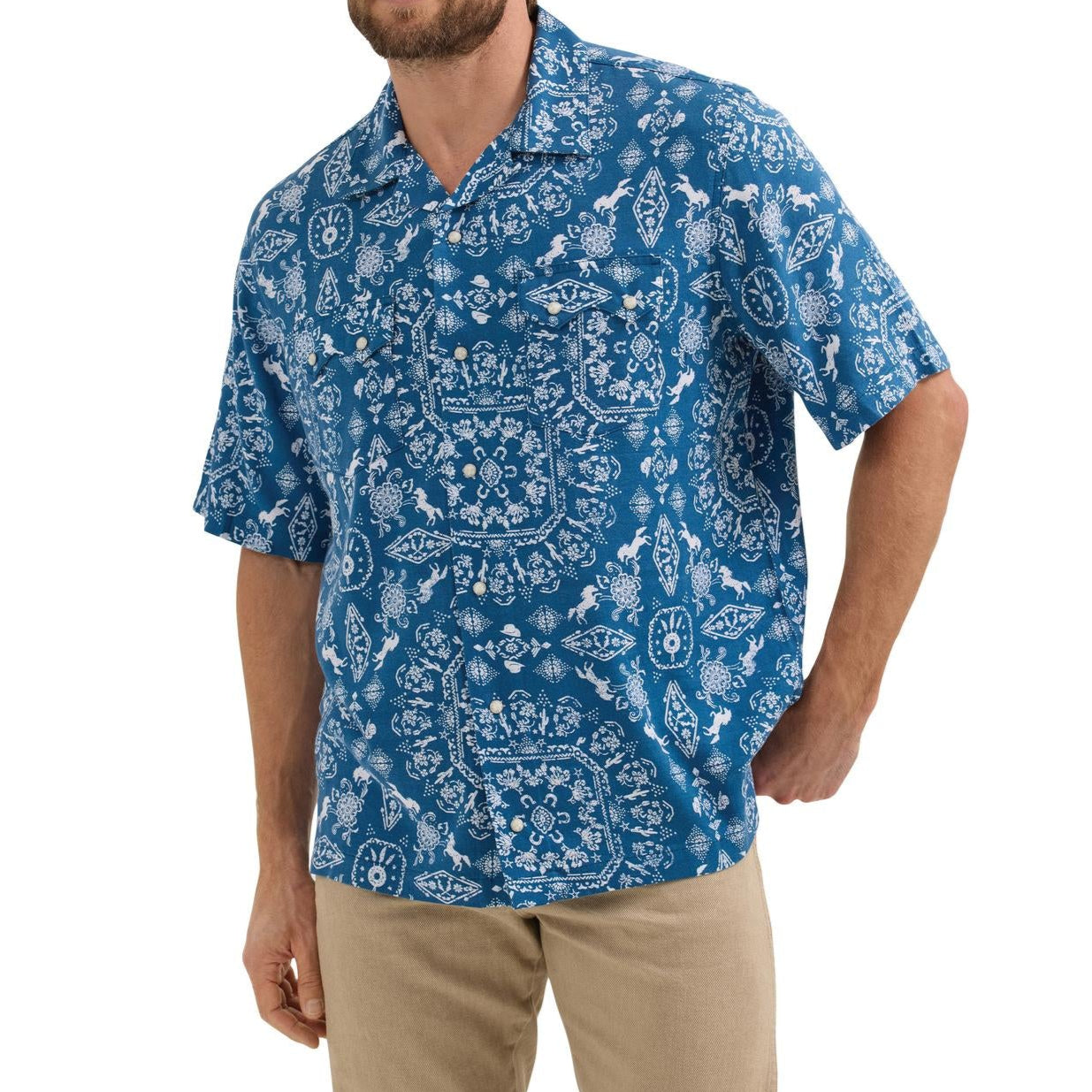 Wrangler Mens Coconut Cowboy Shirt order at boltranchstore.com