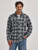 Wrangler Mens Retro Flannel Snap Plaid Shirt order at boltranchstore.com