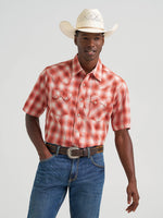 Wrangler Mens Retro Sawtooth Shirt buy at boltranchstore.com western wear free shipping short sleeve shirt 