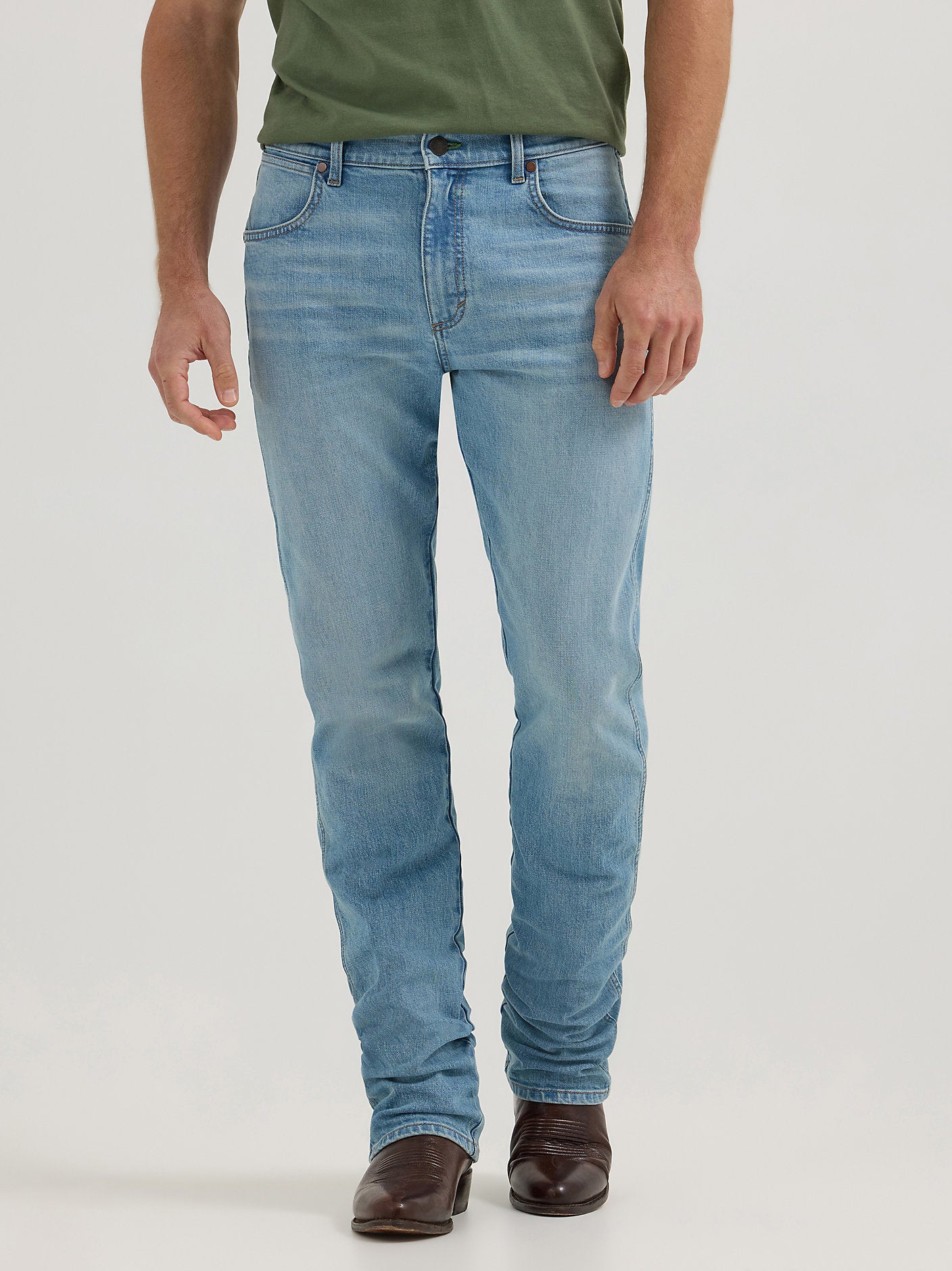 Wrangler Mens Retro Slim Straight Pants order today at boltranchstore.com