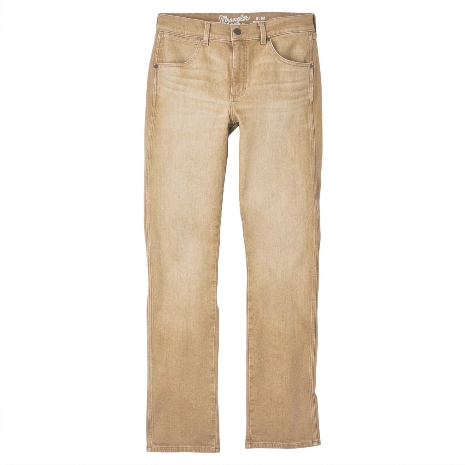 Wrangler Retro Mens Slim Straight Jean - Saddle