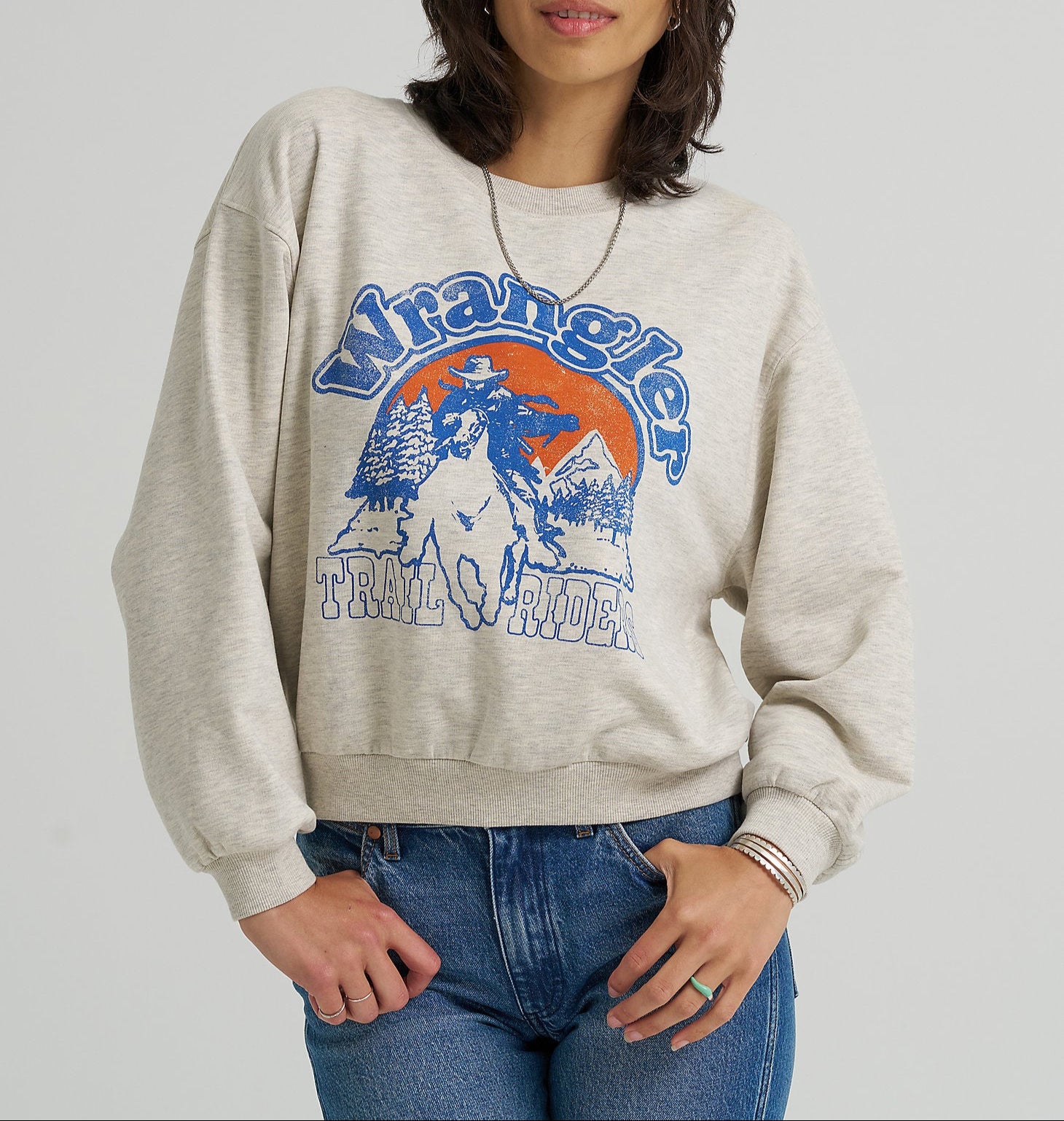 Wrangler Womens Balloon Sleeve Sweatshirt Buy at Boltranchstore.com western wear