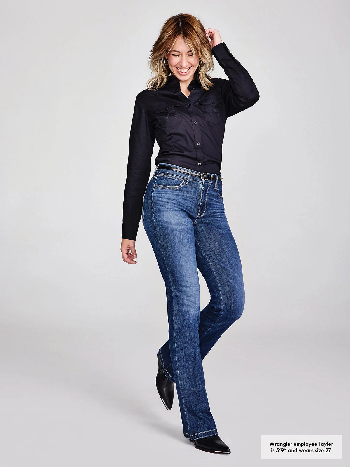 Wrangler Womens Bespoke Bootcut Jean - Lacey Buy this at Boltranchstore.com