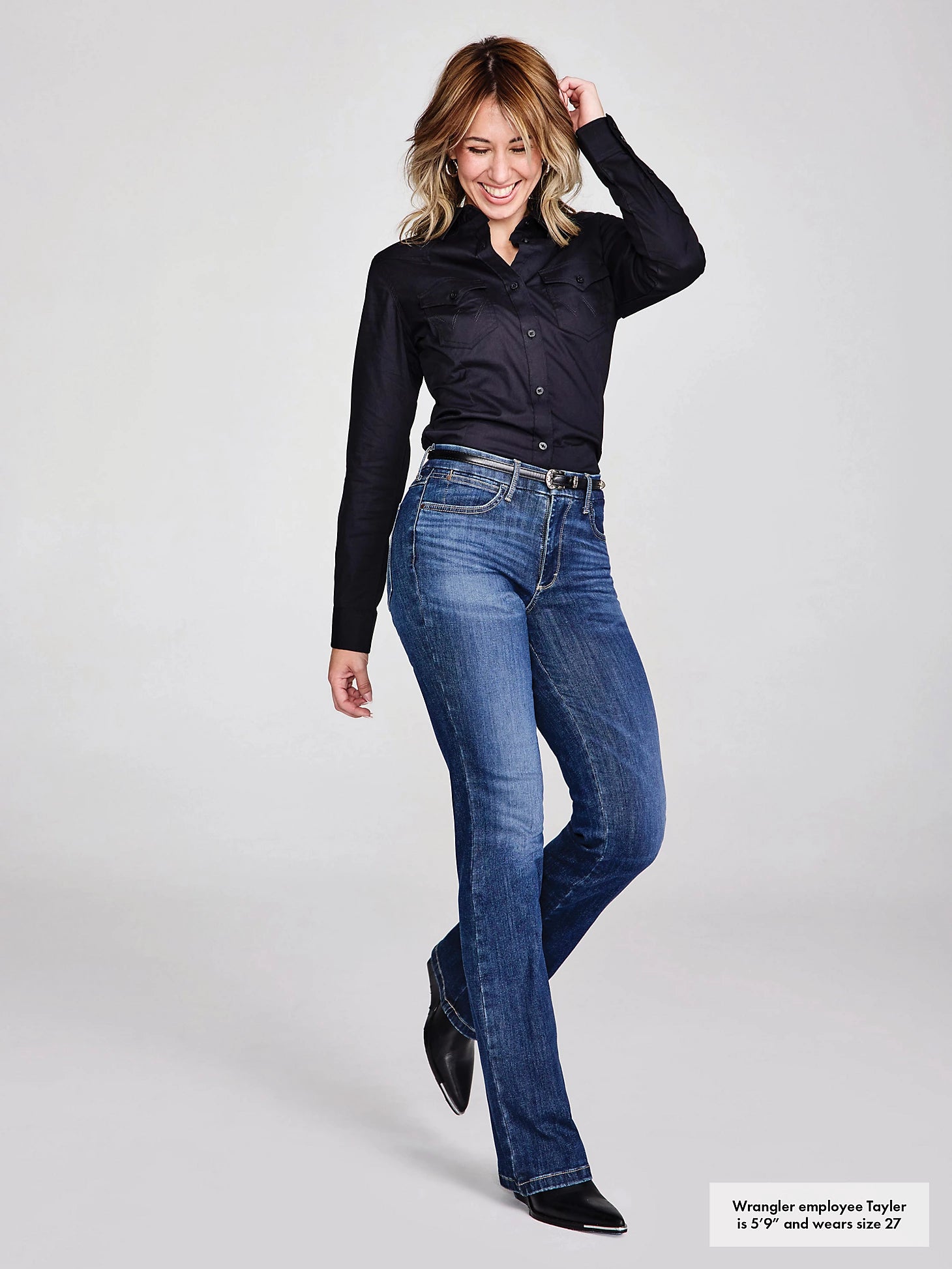 Wrangler Womens Bespoke Bootcut Jean - Lacey Buy this at Boltranchstore.com