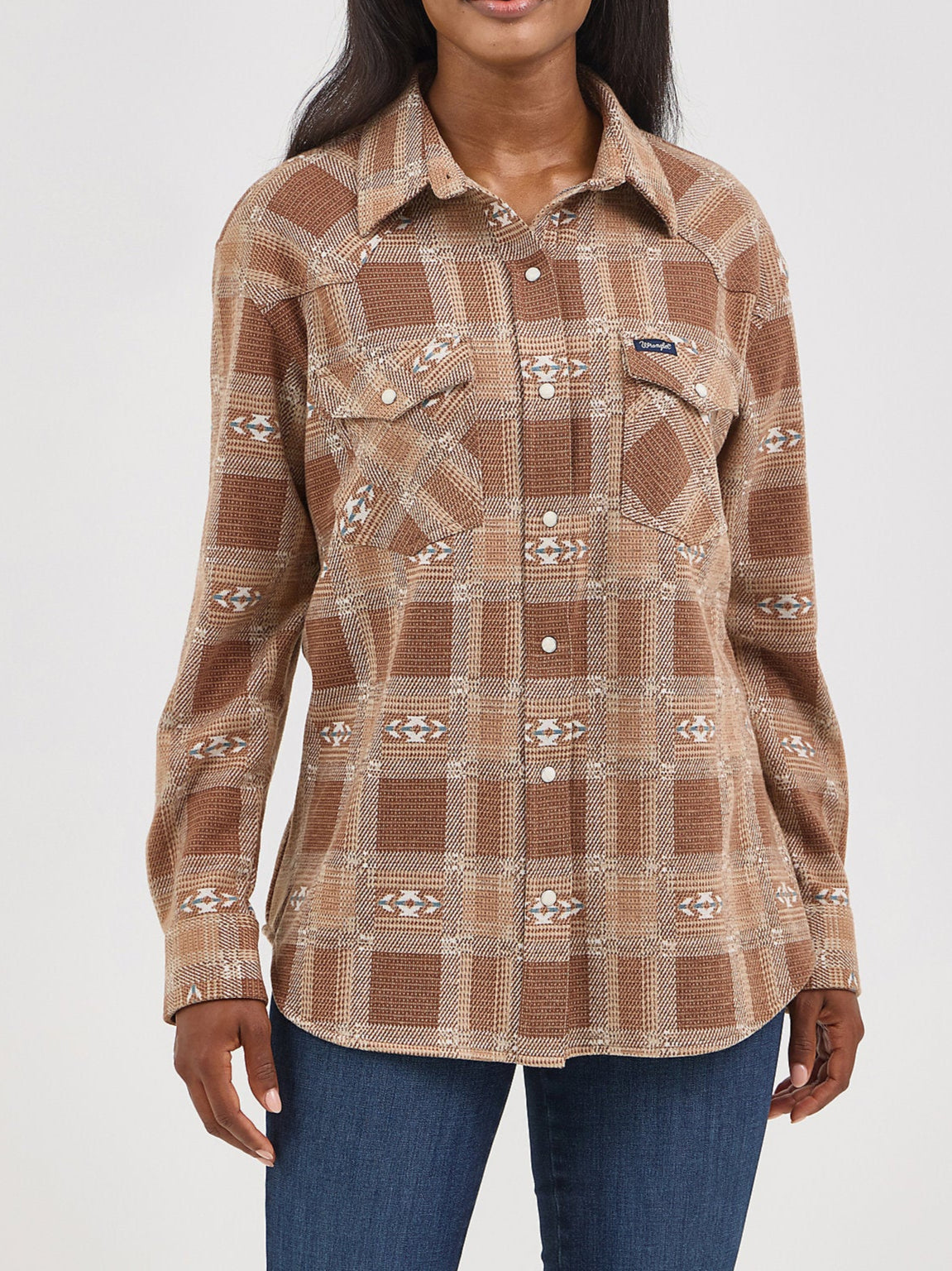 Wrangler Womens Boyfriend Shirt Jacket order at boltranchstore.com