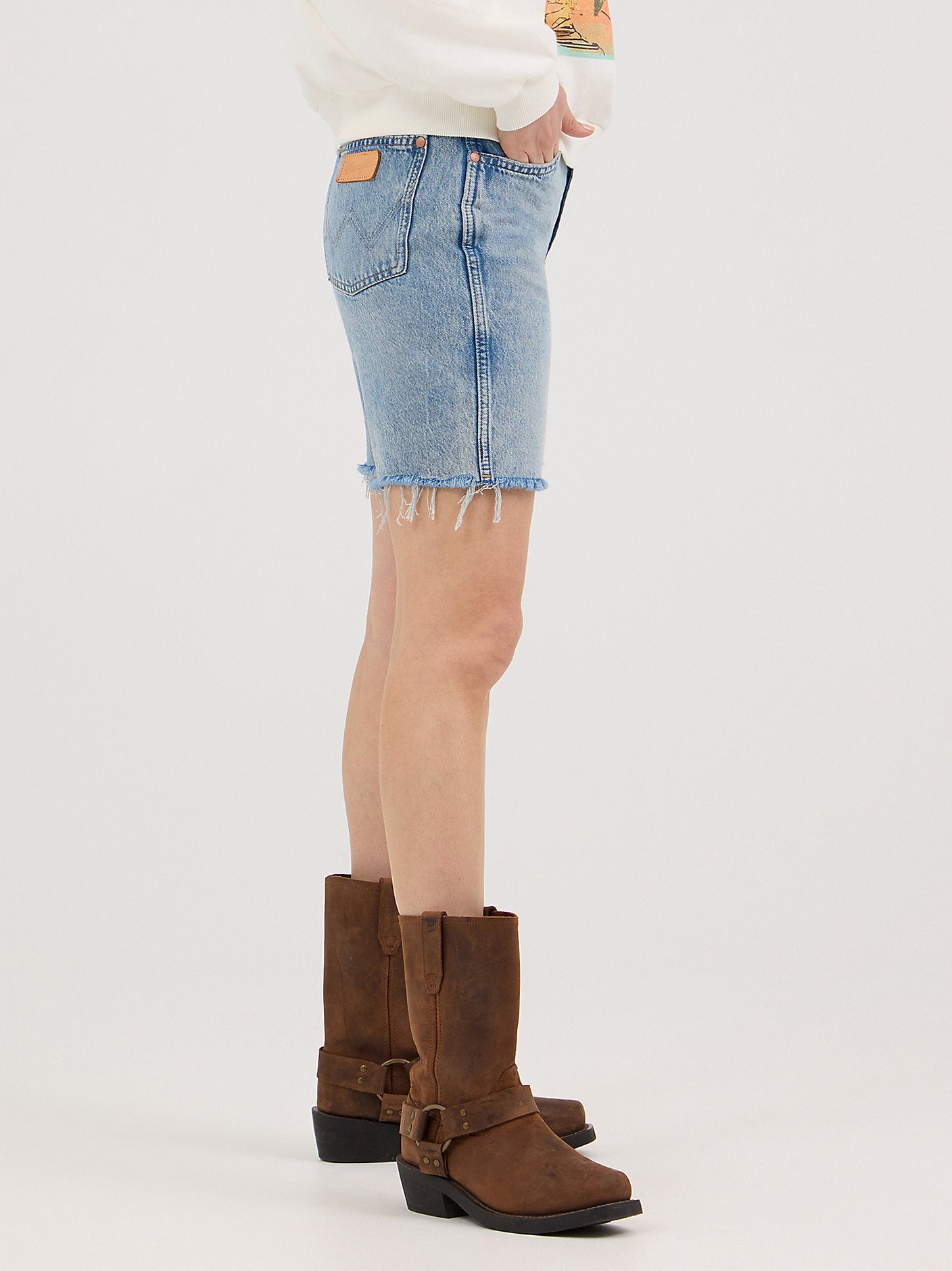 Wrangler Womens Cowboy Longline Short at boltranchstore.com