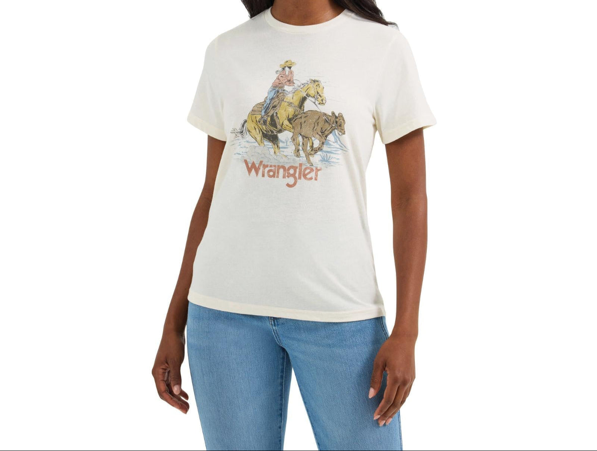 Wrangler Womens Cowgirl Roper Tee Find this at Boltranchstore.com