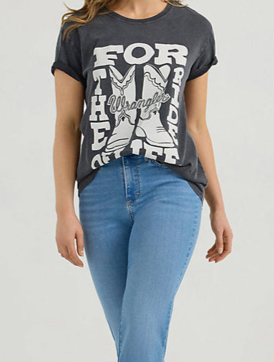 Wrangler Womens For The Ride of Life Tee