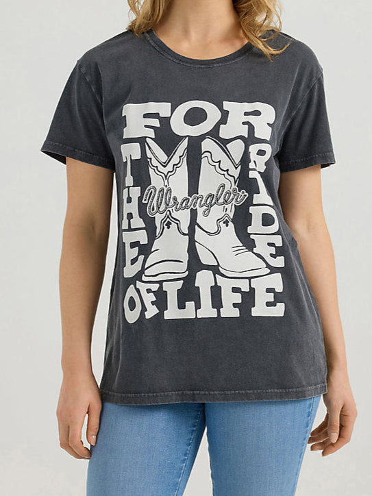 Wrangler Womens For The Ride of Life Tee order today at boltranchstore.com