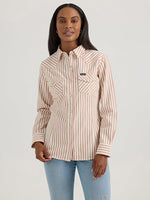 Wrangler Womens Horse Yoke Snap Shirt