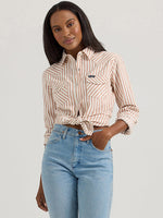 Wrangler Womens Horse Yoke Snap Shirt alt2