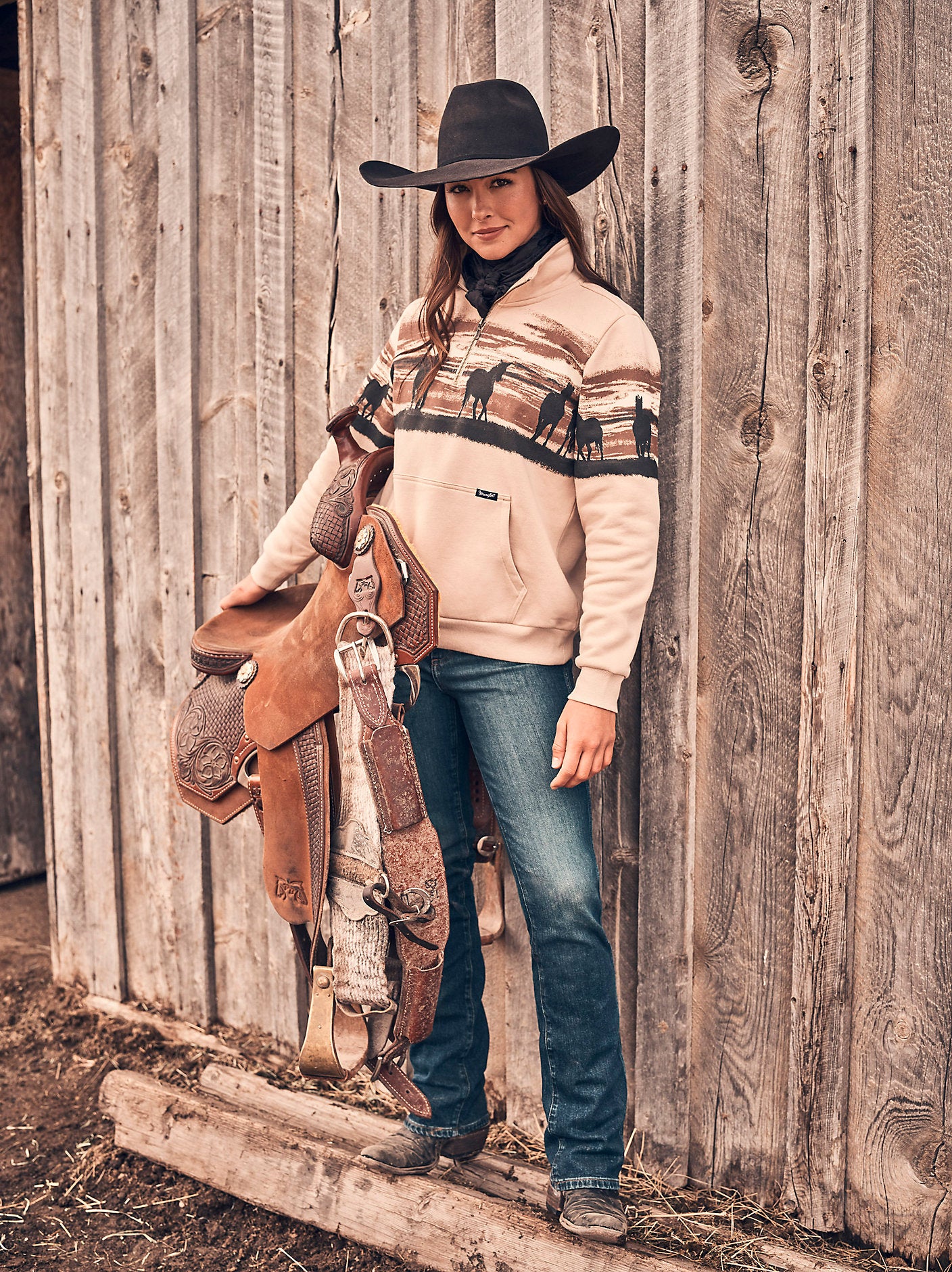 Wrangler Womens Retro Bailey Bootcut Jean in Mary perfect for the rodeo or ranch at boltranchstore.com