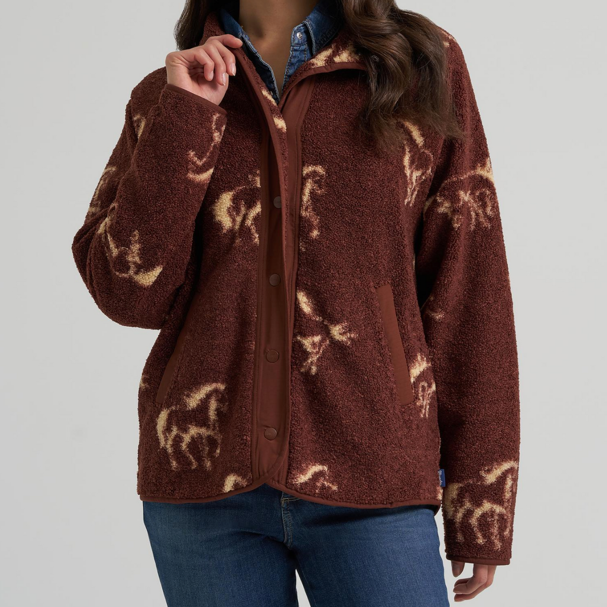 Wrangler Womens Retro Hay Away Full Snap Jacket bolt ranch store western wear