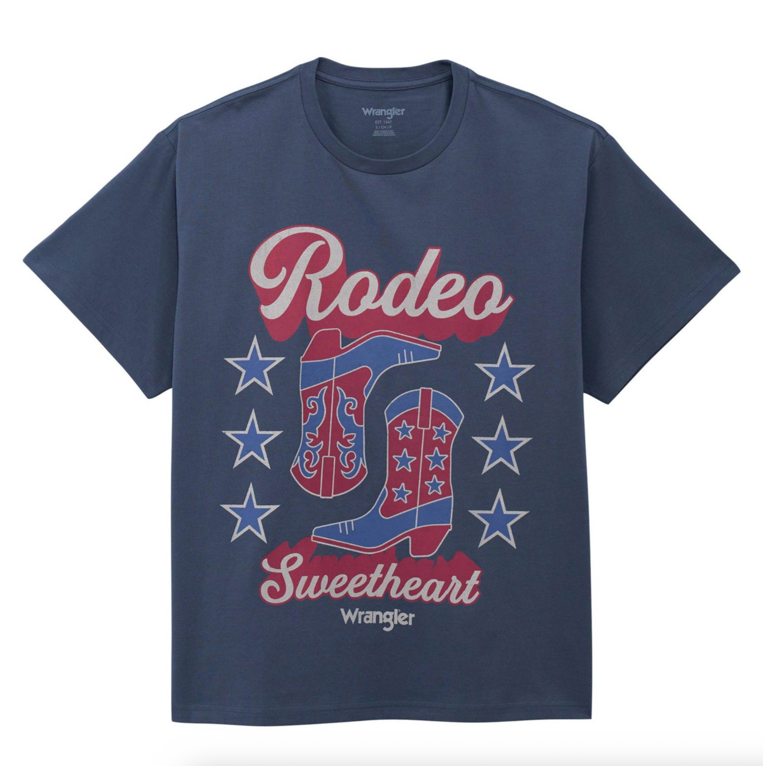 Wrangler Womens Sweetheart Tee Shirt shop at boltranchstore.com western wear