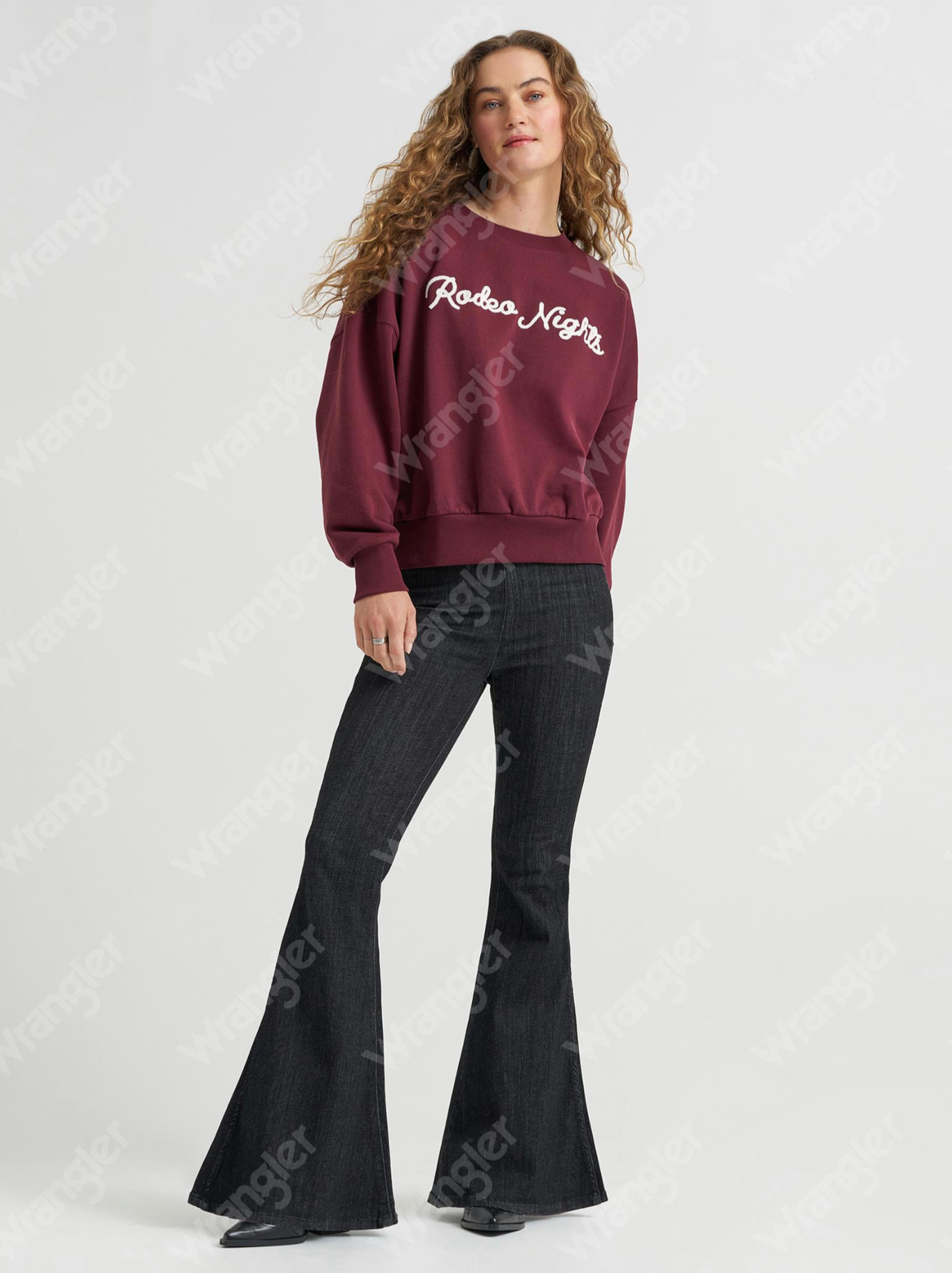 Wrangler X Lainey Wilson Rodeo Nights Sweat shop at boltranchstore.com