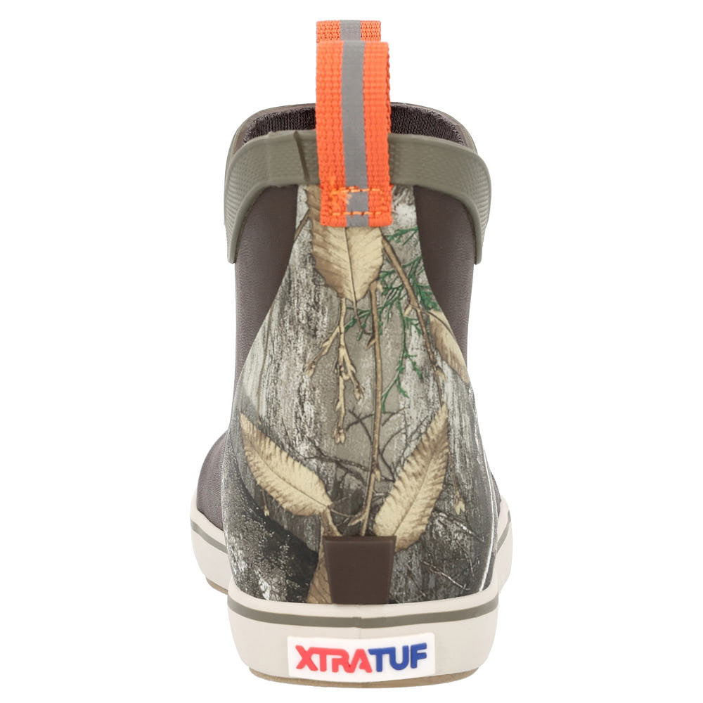 XTRATUF Kids Ankle Deck Boot Dk Brown Realtree