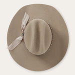 Stetson Golden Valley Cowboy Hat Buck low cattleman crown shape handmade in the USA
