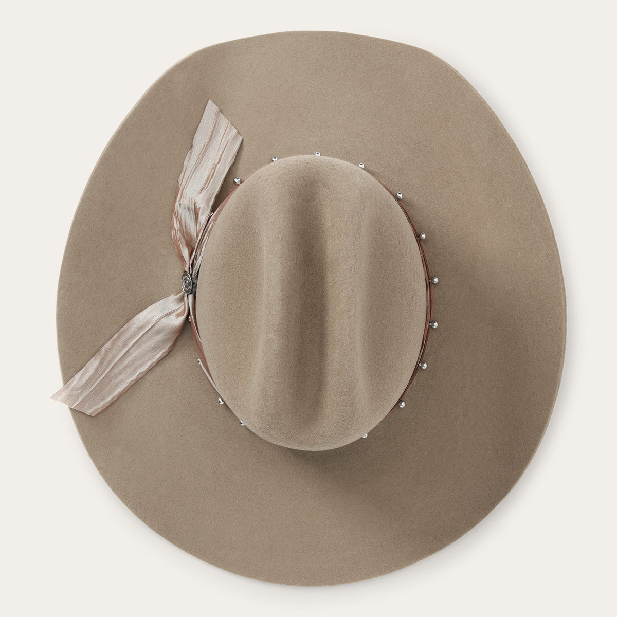 Stetson Golden Valley Cowboy Hat Buck low cattleman crown shape handmade in the USA