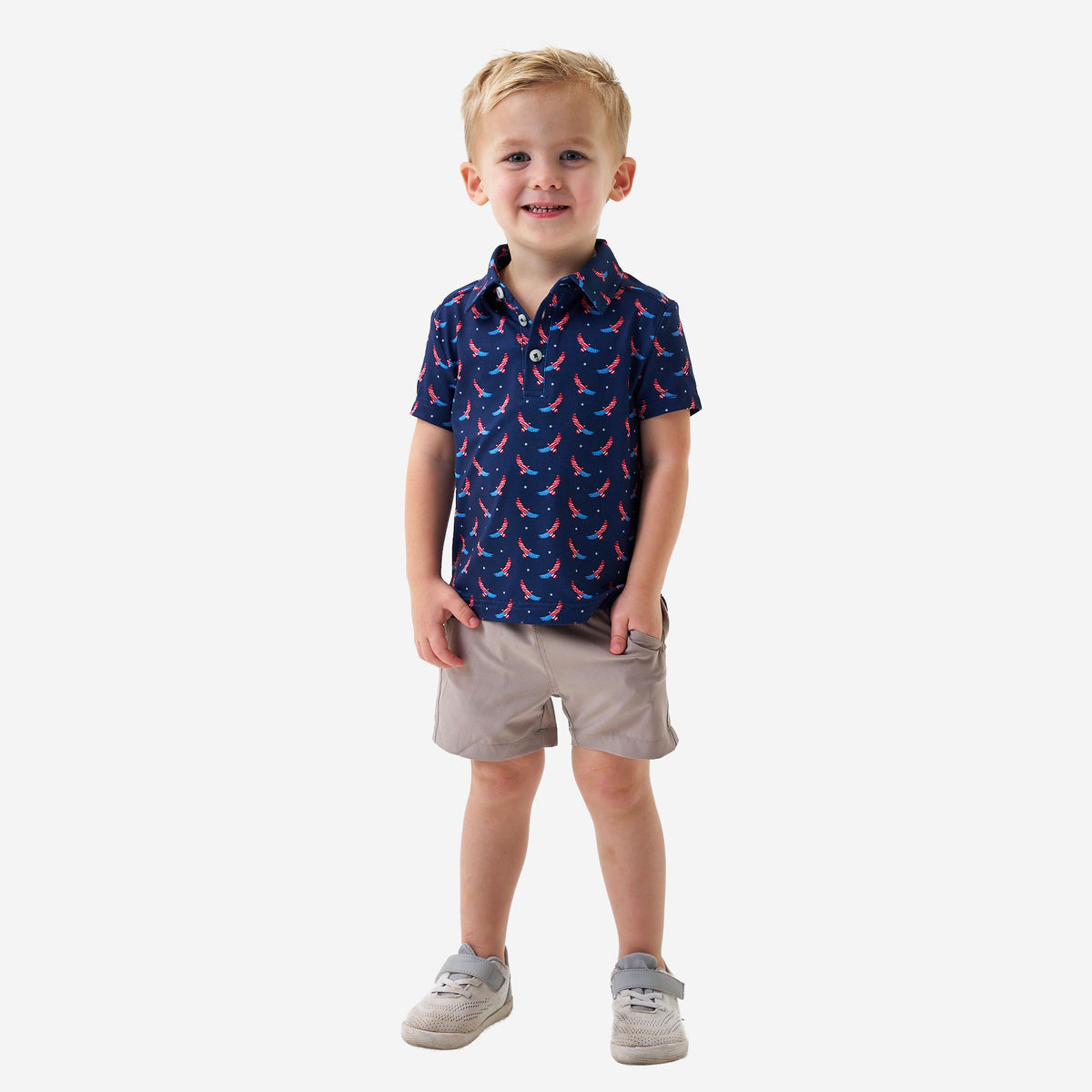 Burlebo Youth Performance Polo USA Eagle