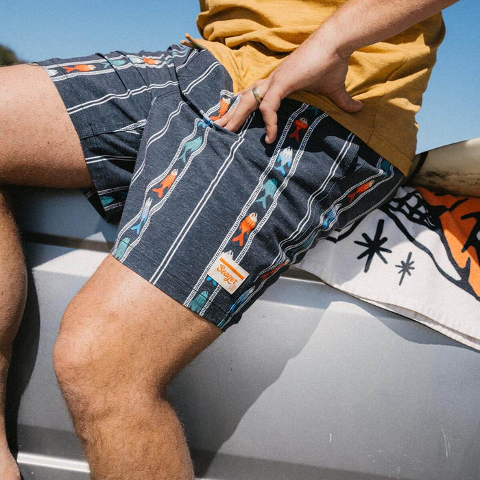 Seager Mens Yuma Hybrid Shorts Upstream Black at boltranchstore.com mens shorts fish shorts free shipping mens gift fathers day gift 