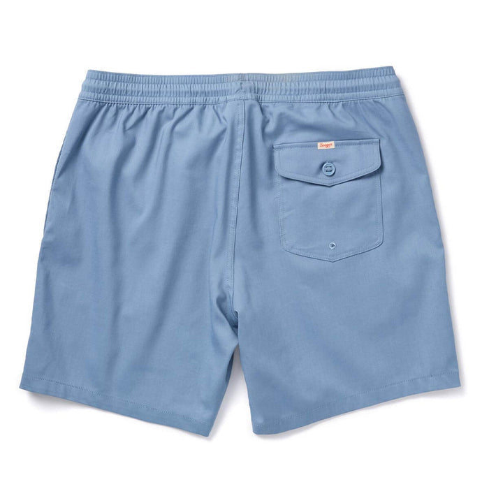 Seager Mens Yuma Nylon Shorts Faded Denim