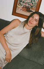 Z Supply Meadow Muse Lace Mini Dress Frosted Pearl keyhole back with an invisible zipper closure cowgirl style Park City