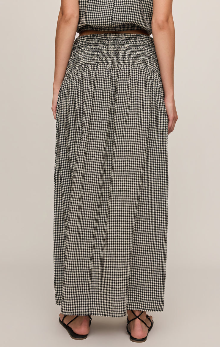 Z Supply Brooke Gingham Maxi Skirt