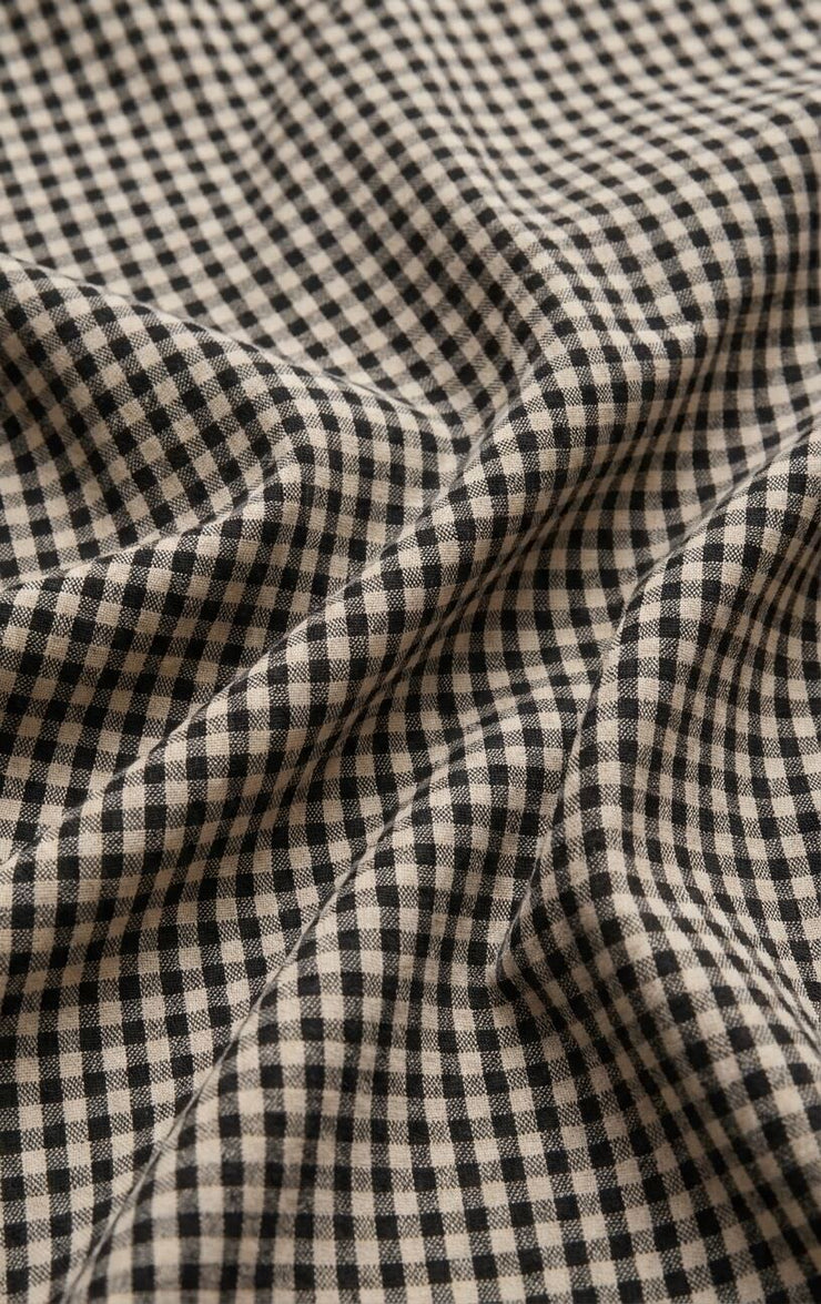 Z Supply Merit Cropped Gingham Linen Top