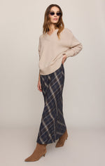 Z Supply Crestview Plaid Maxi Skirt Eclipse skirt for holiday travels and festive dinners western boutique Dupe