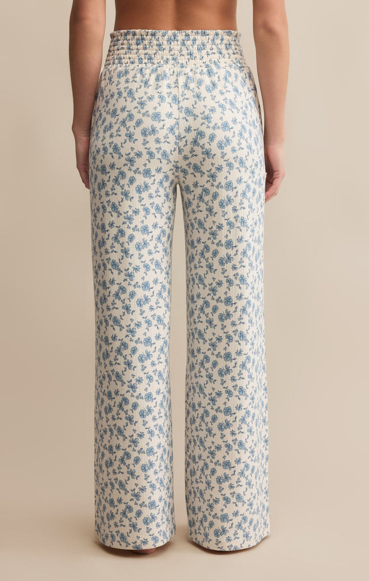 Z Supply Dawn Smocked Ditsy Pant fun lounge pants, a ballerina farms favorite.