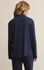 Z Supply Classique Rib Long Sleeve Top a ballerina farms favorite loungewear