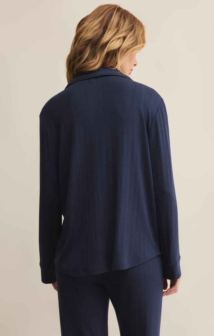 Z Supply Classique Rib Long Sleeve Top a ballerina farms favorite loungewear