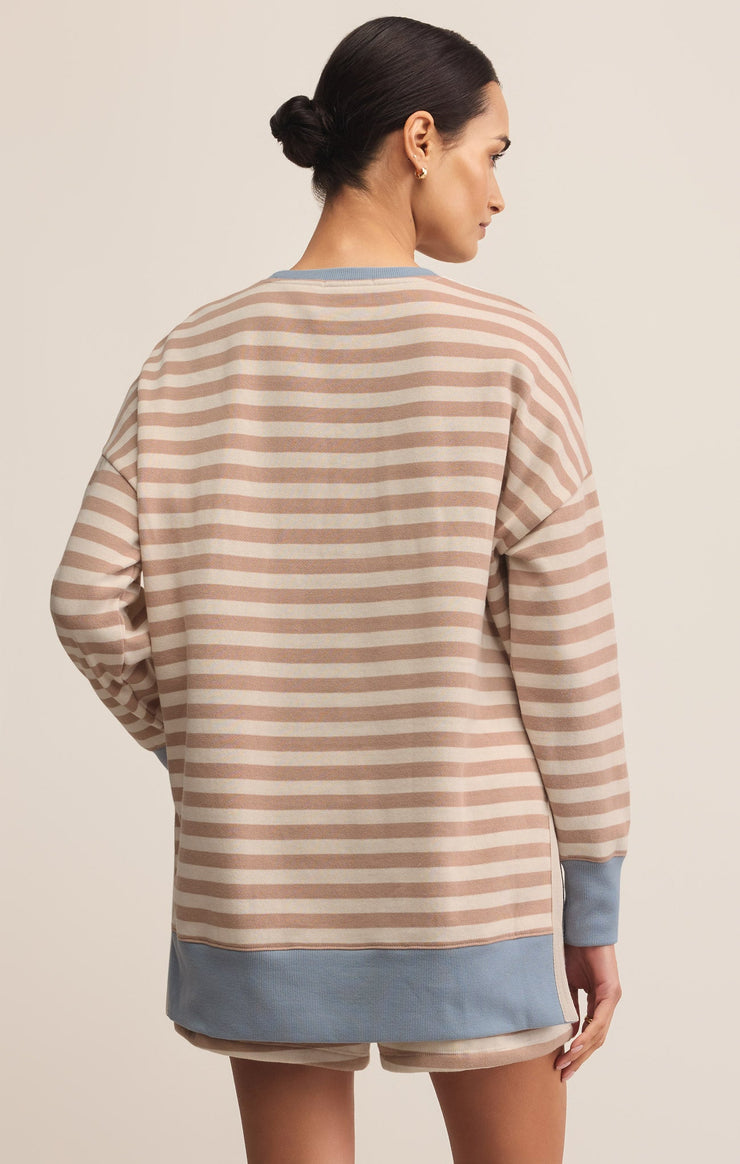 Z Supply Layer Up Striped Sweatshirt