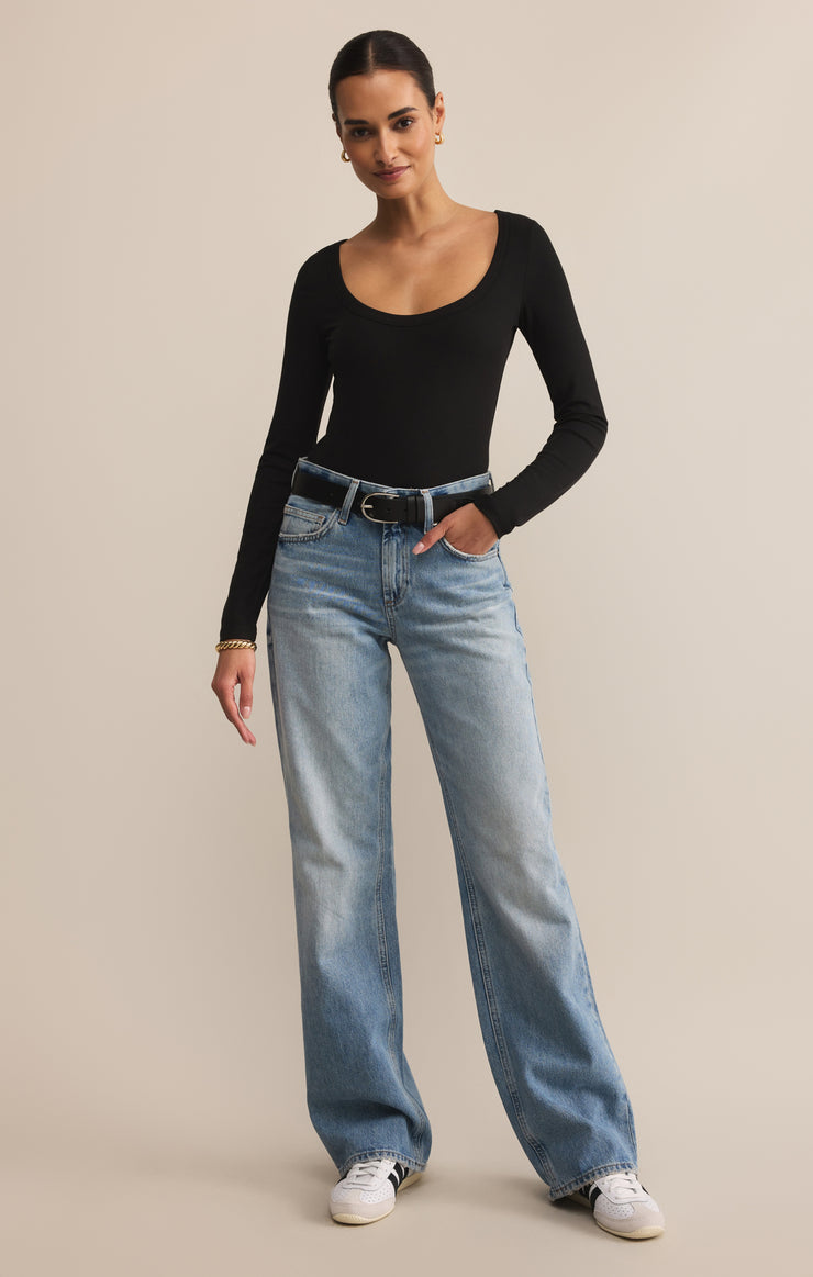 Z Supply Second Skin Scoop Neck Top