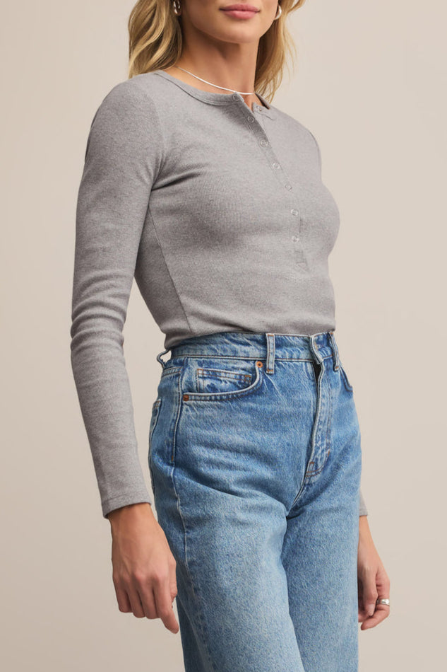 Z Supply Henley Classic Heather Grey