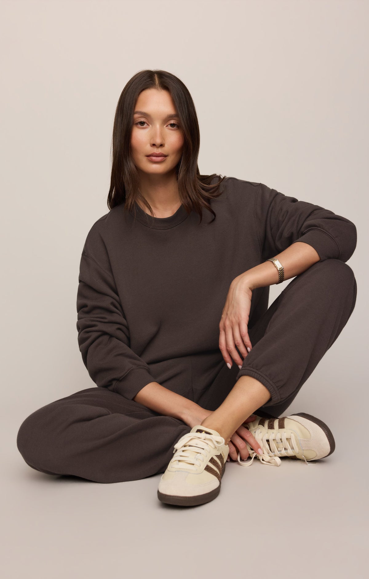 Z Supply Classic Boyfriend Sweatshirt Cocoa Bean layering sweatshirt for chilly nights rodeo and ranch wear