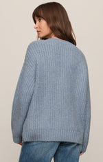 Western clothing womens fashion Utah Whitmore Oversized Cardigan Mineral Blue SKU ZW263321 Boltranchstore.com free shipping